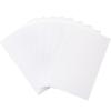 White Hand-Painted DIY Blank Cardstock: Poker-Size Postcard/Bookmark, Thickened for Doodling/Greeting Cards.