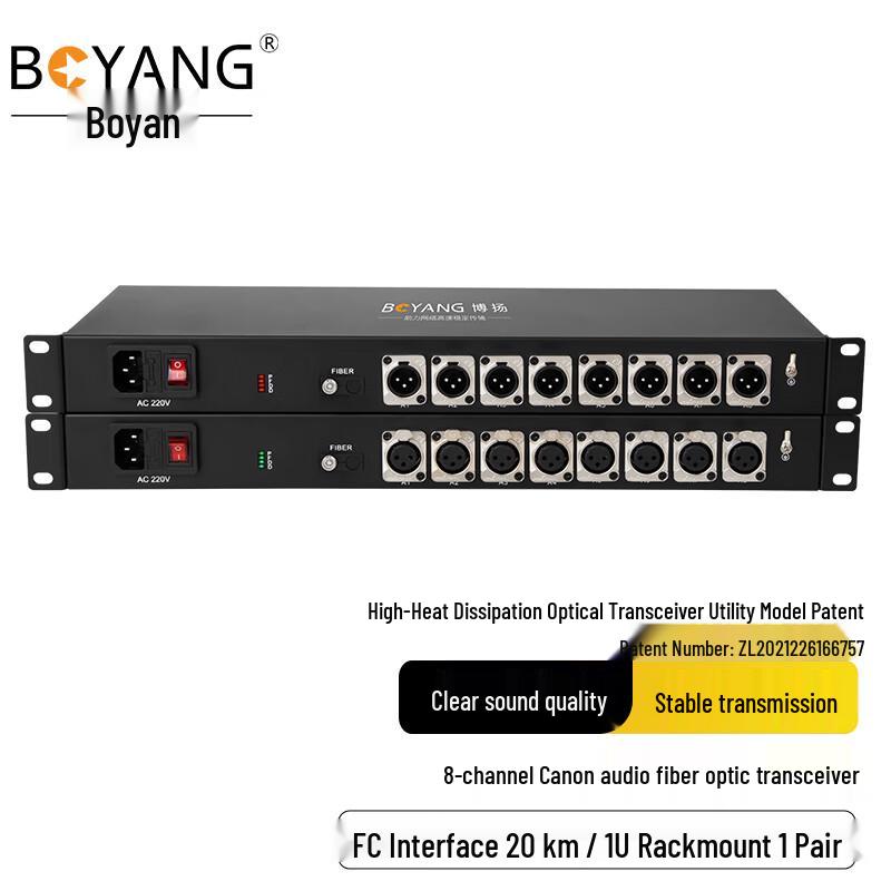 BOYANG Fiber Optic Audio & Video Transceivers