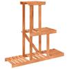 Vidaxl Flower Stand, 81X25X75.5 Cm, Solid Fir Wood