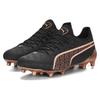 Puma King Ultimate Komfortabel Snøring Allsidig FG (Gummi Lang Pigg) Fotballsko Herre Fotballsko Svart 107554-01