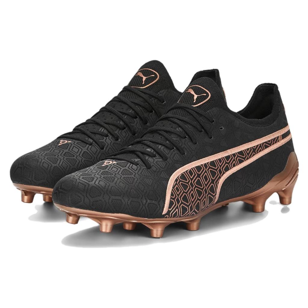 Puma King Ultimate Komfortabel Snøring Allsidig FG (Gummi Lang Pigg) Fotballsko Herre Fotballsko Svart 107554-01