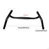 Two Wheeler Handlebar Flat Bar Comfortable Grip Sturdy Lightweight External Angle Aluminum Alloy