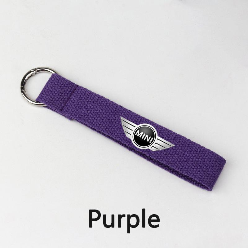 

Novelty Keychain Key Chain Keychains Car Key Tag Embroidery Key Fob For BMW MINI CooperS F54 F55 F56 F57 R50 R52 R53 R54 R55 R56