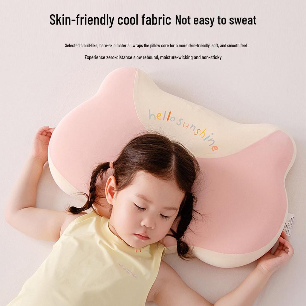 Children's Memory Foam Pillow: Neck Support & Sleep Aid for Ages 3-6, All-Season Comfort, Promotes Healthy Sleep
