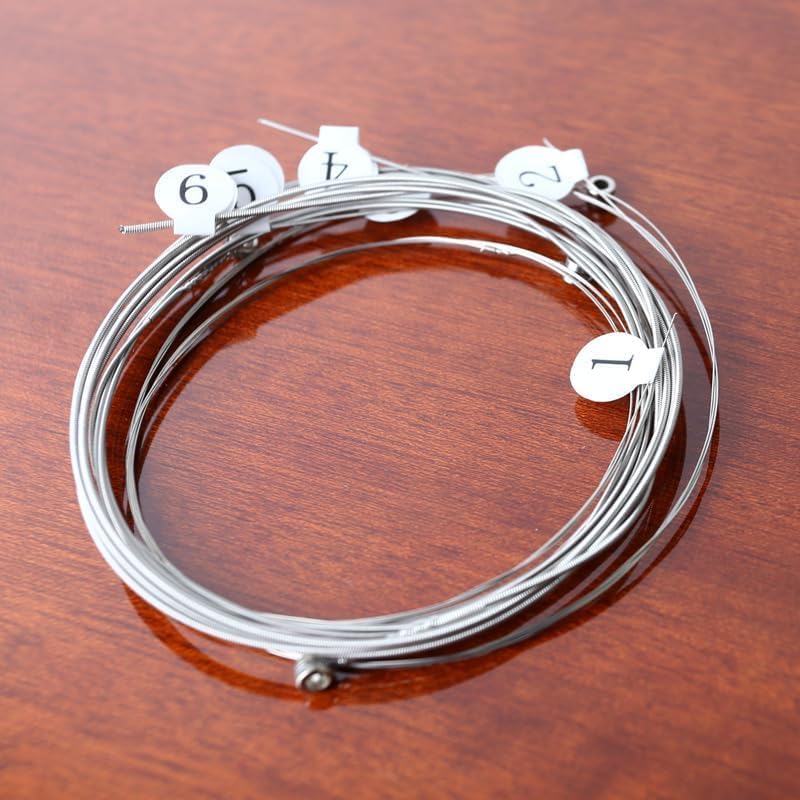 Exclusive 3 Sets of 18 Guitar Electric Guitar Stainless Steel Nickel Replacement Strings for Electric Guitar Strings [Amazon Brand] Strings, Strings,