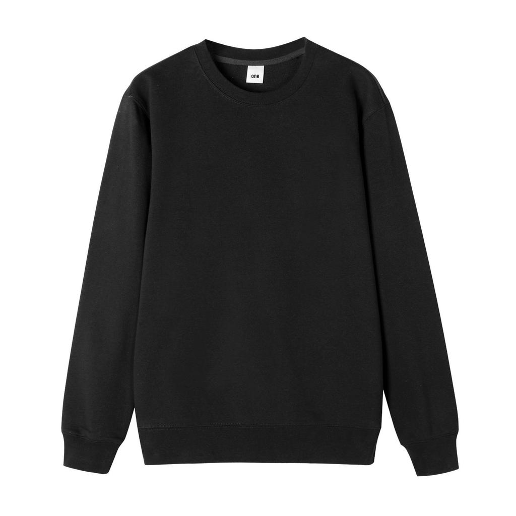 Damen Weißes Pullover-Sweatshirt im koreanischen Stil mit Rundhalsausschnitt - Reine Baumwolle, Trendig für Frühling/Herbst 2024