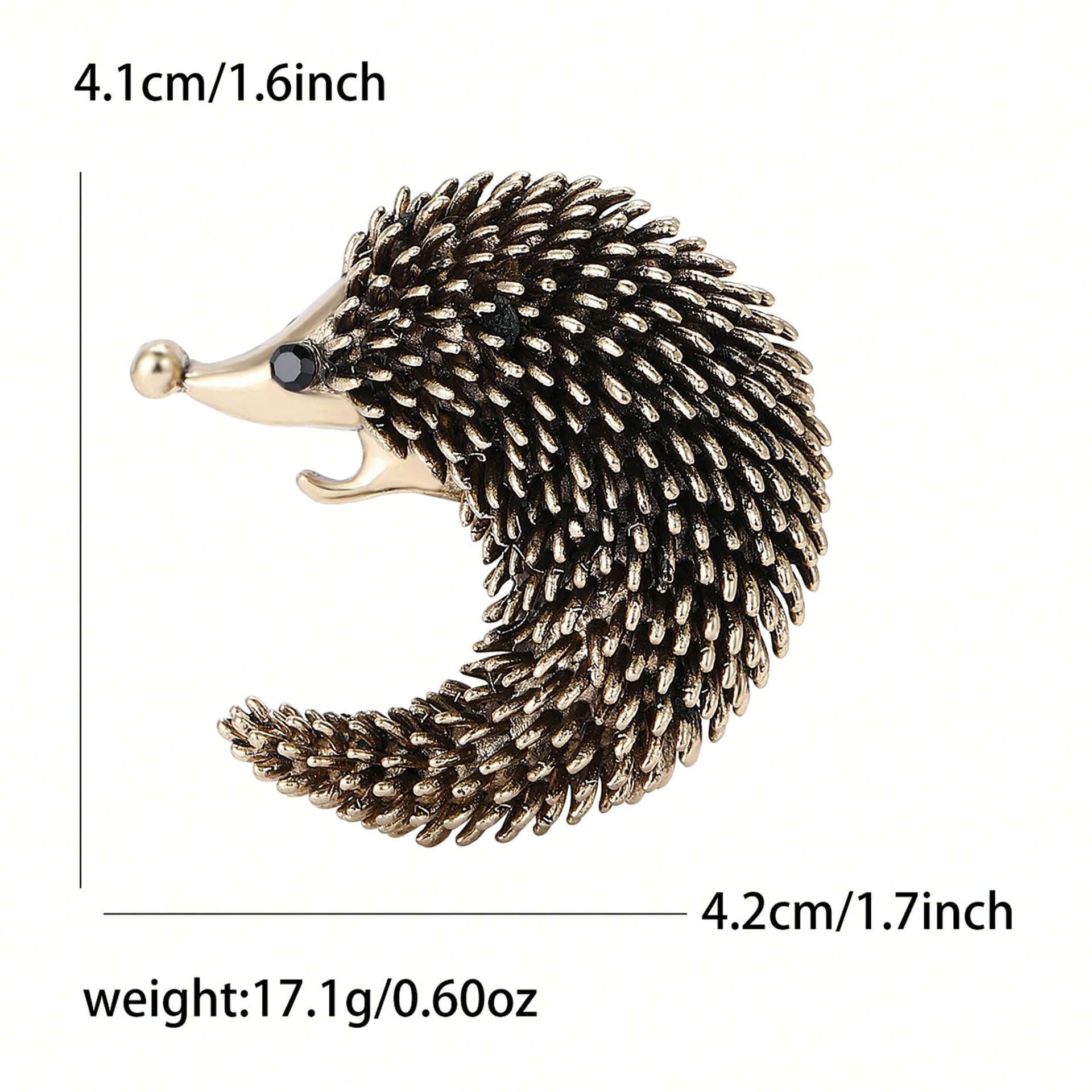 

Новые модные и универсальные броши-ежики из сплава с эмалью, простые ретро женские броши-аксессуары для свитера, кардигана, нагрудное украшение