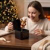Creative Christmas Stocking Stuffers 3D Printed Pop-Up Magic Box with Spring Action, Xmas Elements/Angel/Star Interactive Ornaments, Festive