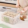 Durable PP Multi Layer Freezer Box Practical Multi Layer Fridge Storage Container For Home And Office Refrigerators