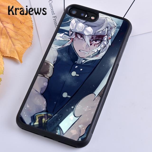 

Чехол для телефона Krajews Tengen Uzui Kimetsu no Yaiba для iPhone 14 5 SE 6s 7 8 plus XR XS 11 12 13 pro max Samsung S21 S22 Plus Samsung S22ultra