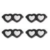 10pcs/bag Acrylic Heart-Shaped Glasses DIY Crafts To Make Jewelry Accessories