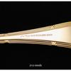 Eve-mode TRIO 18-8 Largo Bouillon Spoon, Gold-Plated Finish, Made in Japan