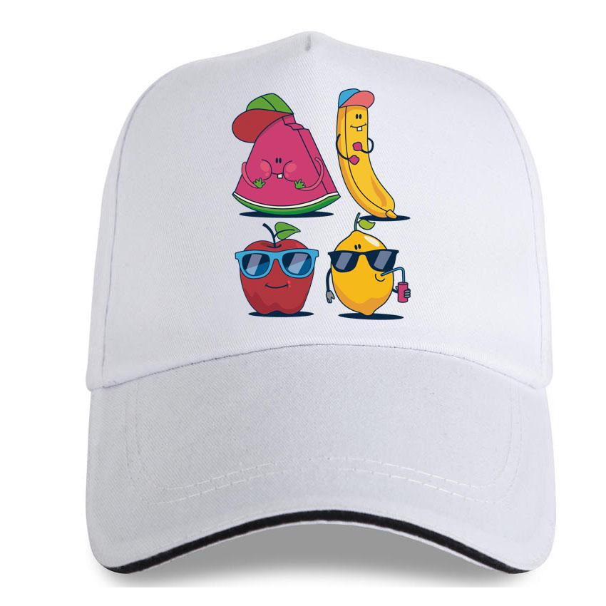 Fashion Spring Summer Baseball Cap Hip Hip Hat Men Women Adjustable Snapback Hat Cartoon Anime Banana Pomelo Printed Cap Sun Hat