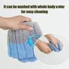 1 Pack Stitched Color Portable Knitted Toilet Mat Thickened Washable Antifreeze Toilet Cover Thickened Knitted O Type Universal