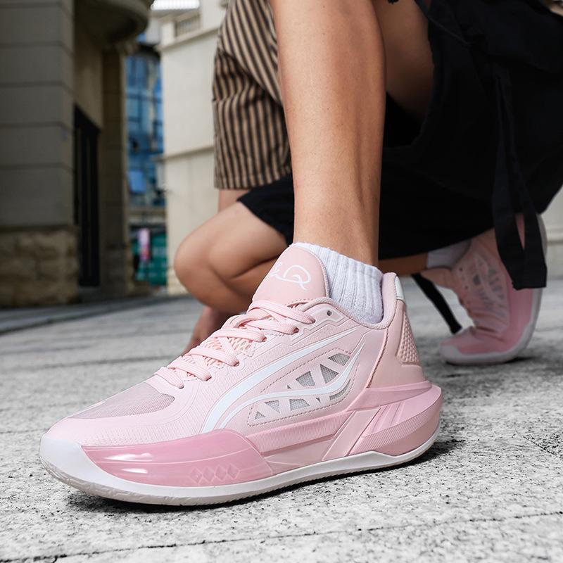 2025 large size youth basketball shoes new men's running shoes sports shoes wear-resistant and non-slip student actual combat sneakers shock absorp