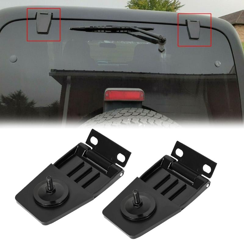 Rear Liftgate Window Glass Hinge Corrosion Resistant for YJ LJ 5013722AA 5013722AB 5013723AA 5013723AB 55008136 55074548