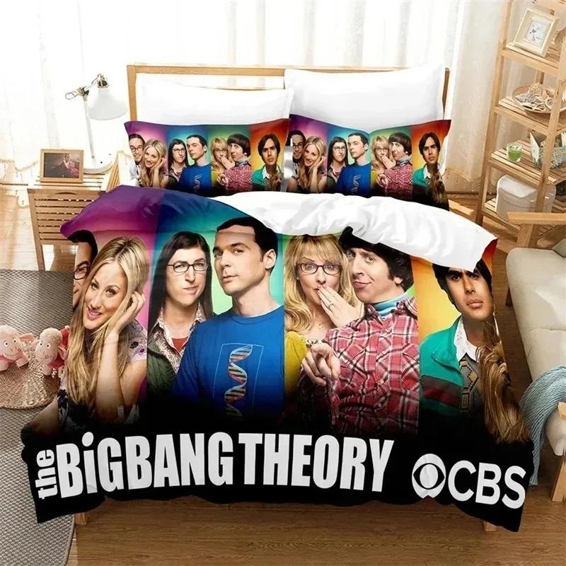 3D Print Big Bang Theory Duvet Cover Set King Queen Double Full Twin Single Size For Kids Teens Bedding Set