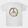 Floral Peace Sign Made In Australia T-Shirt