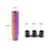 13cm Aluminum Grilled Blue Universal Gear Shift Knob Shifter Head Interior Decor