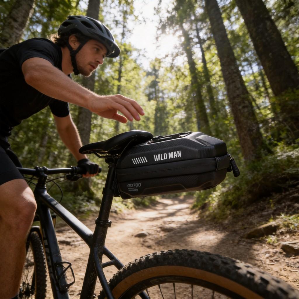 Fahrrad-Satteltasche Eva Hartschalen-Aufbewahrung für Mountainbike-Fahrer