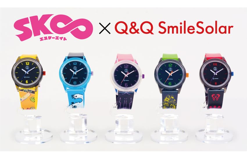 CITIZEN SK8 Smile Solar Watch "SK SK8 the Infinity x Q&Q SmileSolar" Calendar Model