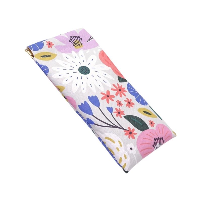 Automatic Closing PU Eyeglasses Case With Fashion Pattern For Secure Glasses Storage And Travel Convenience