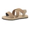 2024 Summer Women's Lightweight Soft-Soled Roman Sandals: Flat, Round-Toed, Breathable Beach Footwear