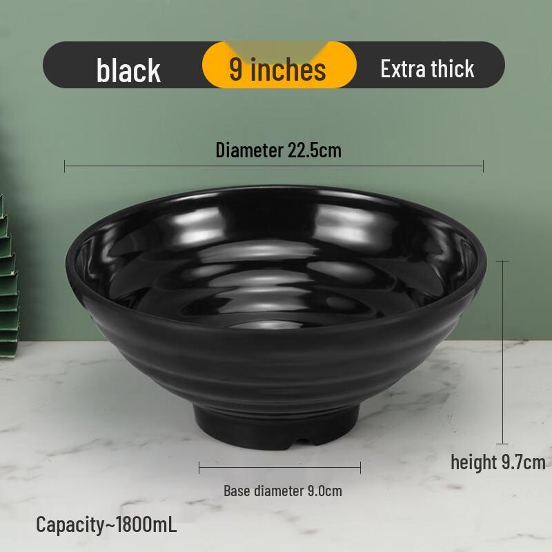 LYGIL Extra Thick Melamine Noodle & Soup Bowl