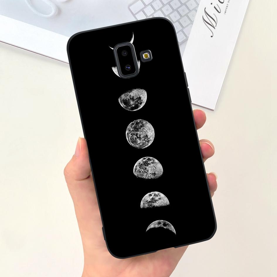 For Samsung Galaxy J4 J6 Plus 2018 Case Popular Flower Soft Silicone Phone Back Cover For Samsung J6Plus J4Plus J610F J415F Capa