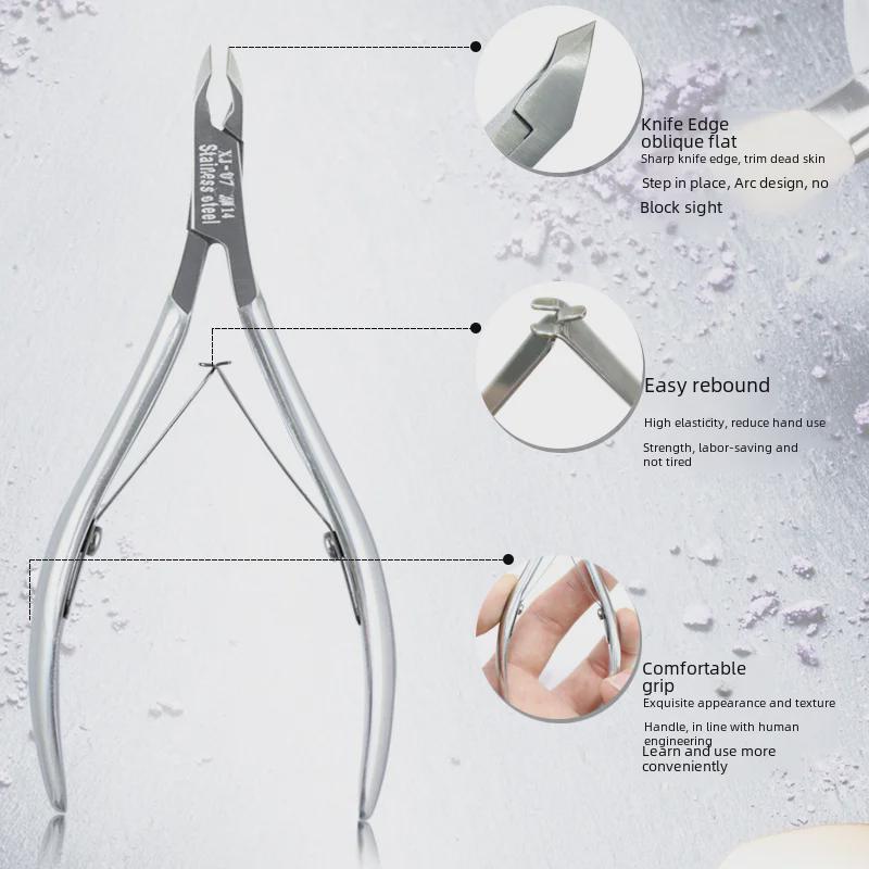 Xin's Professional Manicure Nail Scissors - Nail Scissors, Special Toenail Scissors, Dead Skin Removal Tools