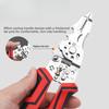 Multifunctional Electrician Wire Stripper with Voltage Test Function, Cable Cutter, Crimping and Splitting Pliers
