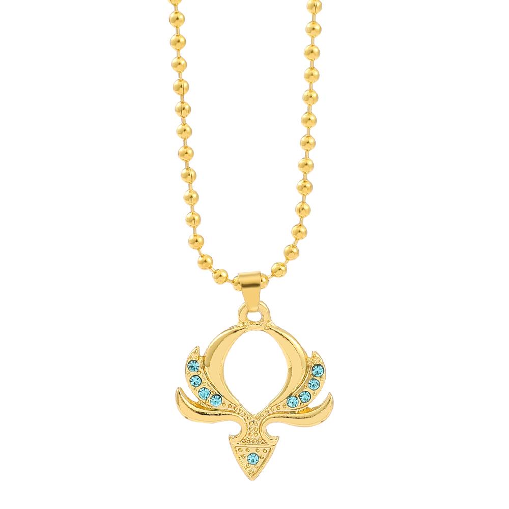 Fashion Genshin Impact Necklace Accessories Pyro Hydro Anemo Eye of God Element Symbol Game Gift For Friends Fan Jewelry
