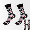 8 Pairs of New Men's Socks Plus Size Cotton Halloween Tube Sock Thanksgiving Women's Socks