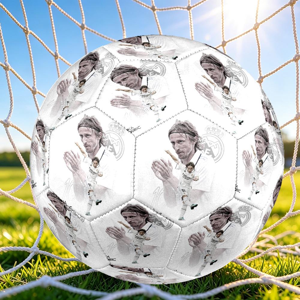 1pc Luka Modric Birthday Size 5 Soccer Ball, Suitable for Practice Matches/tournament Training,Lightweight and Durable mdlq7036