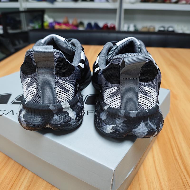 Fashion Green Camouflage Shoes for Women's Spring Outdoor Training, Running Leisure Sports Mesh Fabric for Men's Sports Running Shoes