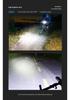 Aluminum Alloy 4T6 High-Brightness USB Rechargeable Bicycle Headlight with Battery Display