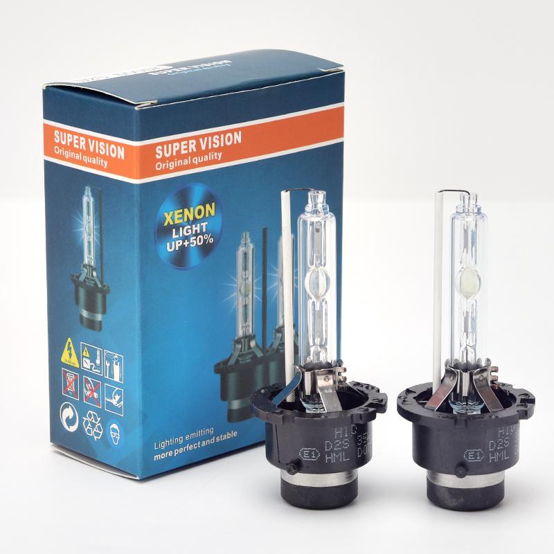 2pcs D2S D2R D4S 4300K 6000K 8000K HID Xenon headlight Bulb with metal holder D2S