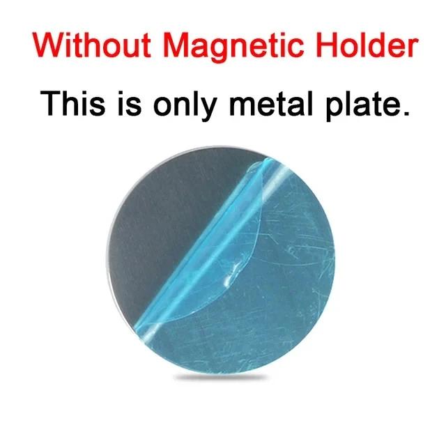 720° skládací stojan na mobilní telefon do auta Silný magnetický držák do auta Podpora kulatého držáku pro univerzální držáky na telefony