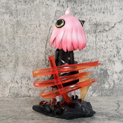 Ania Cos Weasel Double Headed Swap Spy Play Home Surrounding Anime Handmade Ornament Model Statue