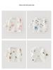 Tagless Pure Cotton Newborn Half-Back Clothes, Monk Style Top for Boys & Girls, Autumn/Winter Pajamas
