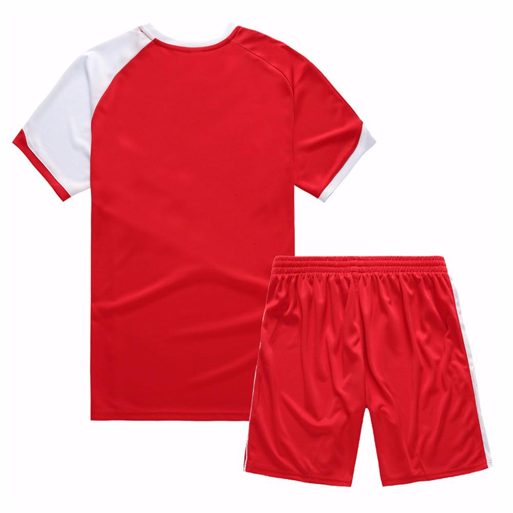 Men Boys Football Jerseys Kits Soccer Uniform Set Sports Training Suit