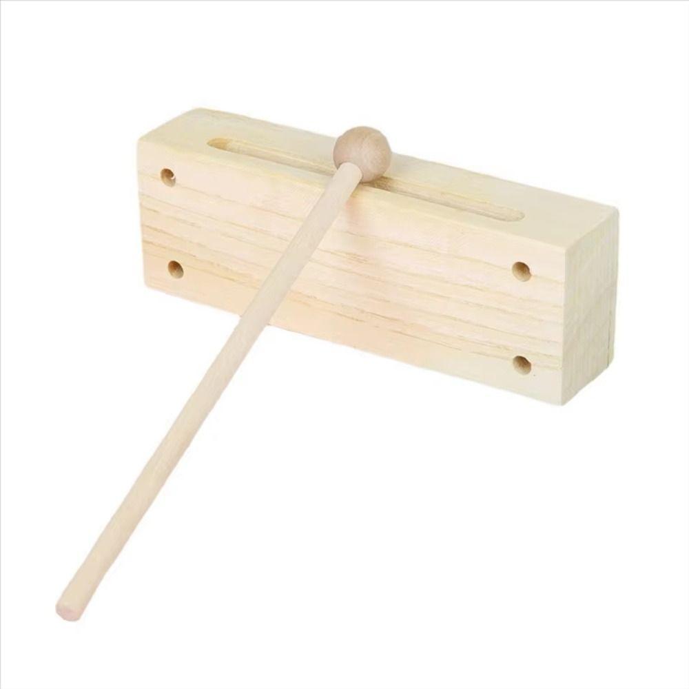 Wood Beaters Musical Rhythm Block with Mallets Beaters Sticks  for Children Toy