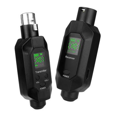 Wireless Microphone Transmitter Receiver 2.4Ghz, XLR Wireless System, Rechargeable Audio Mixer Adaptation, No Dynamic Microphone