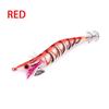 Luya Bait 9 Color 2.0# Luminous Wooden Shrimp 8Cm/8G Squid Hook Bait Knife Back Shrimp Squid Needle