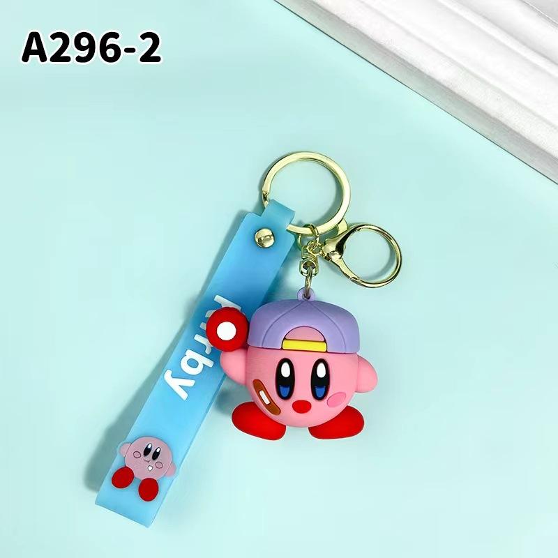 New Cross Border Creative Cartoon Star Kirby Keychain Bag Car Keychain Accessories Gift Wholesale Fashion Toys Anime Cartoon
