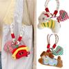 Plush Rabbit Dog Keychain Cartoon Puppy Pendant Bag Charm Lightweight Portable Accessory For Women Girls