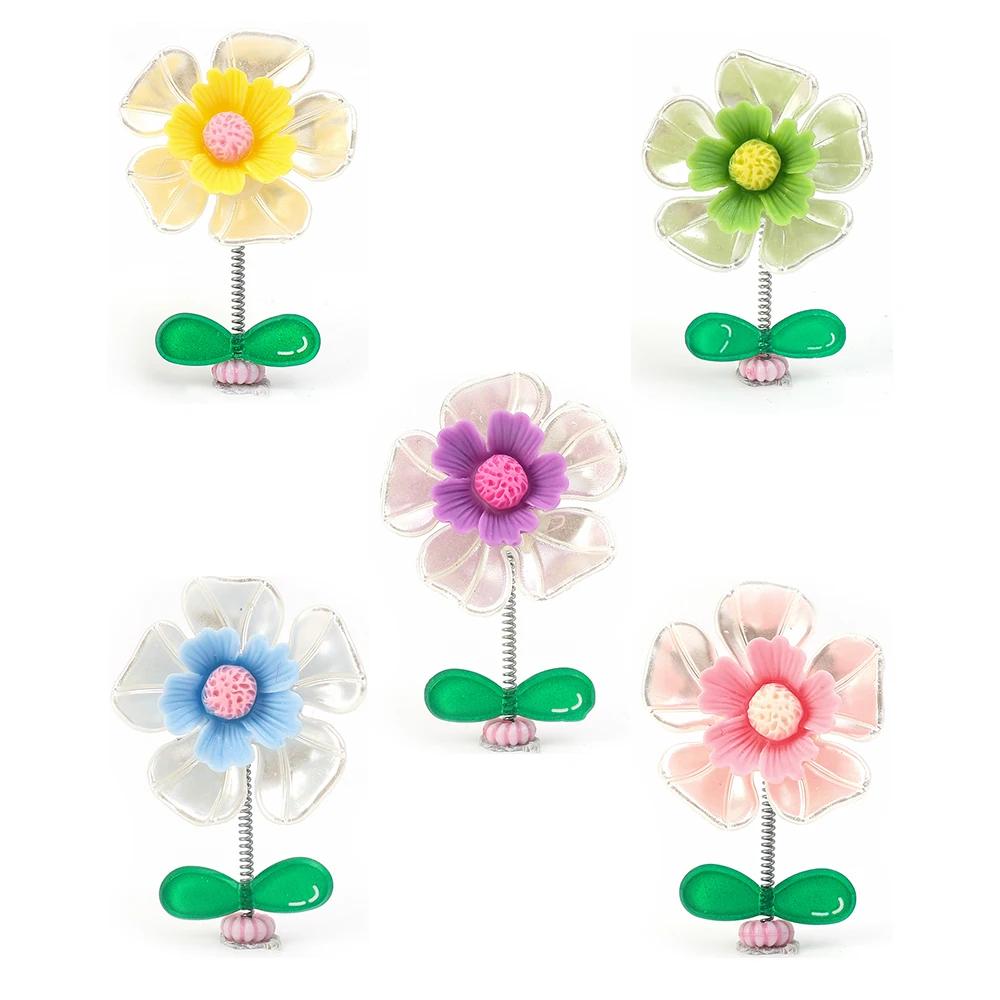 Ornamente Auto Floare Scoică Consola Centrală Automată Bord Floare cu Cap Clătinat Ornament Accesorii Decorațiuni DIY Interior Auto