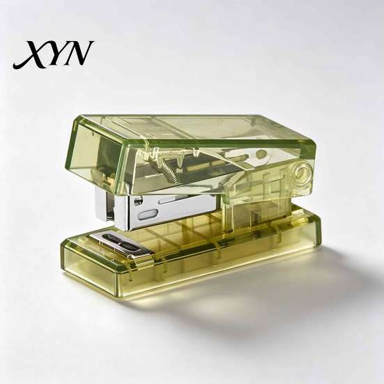 Mini Stapler for Test Papers Stapler, Compact Travel Size, with Smooth Binding 2 to Classroom And Library 15 Pages of Paper, Portable Lightweight