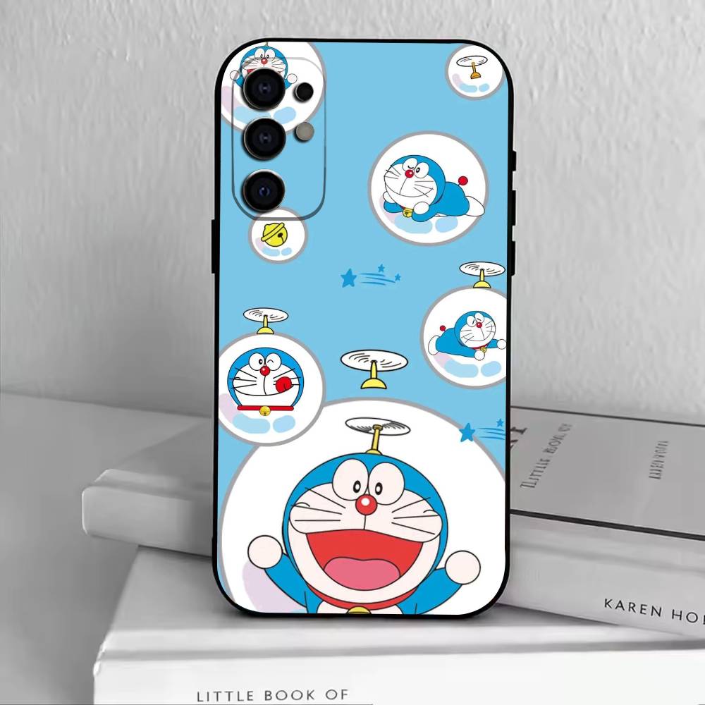 Cat Do rae mon  Phone Case For Samsung S25,S24,S21,S22,S23,S30,Ultra,S20,Plus,Fe,Soft Silicone Black Cover