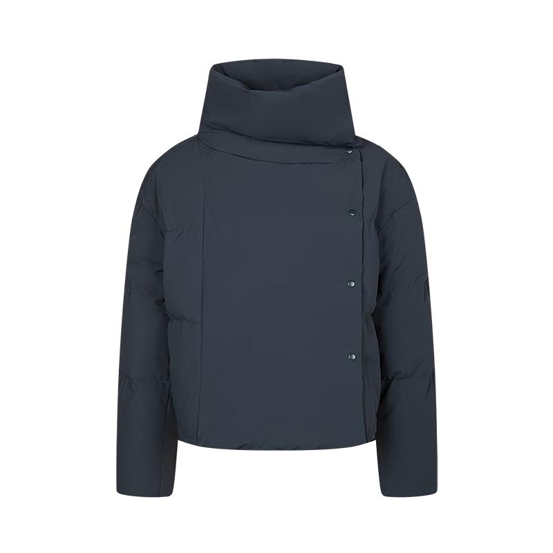 

КУРТКА ПУХОВАЯ КОРОТКАЯ ЗИМНЯЯ СВОБОДНОГО КРОЯ СО СТОЙКОЙ M